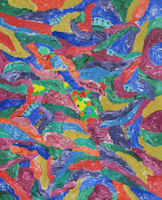 Original Painting by Carol Young - Colorful Abstract