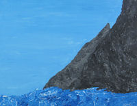 Original Painting by Carol Fincher-Young - Mountain and Sea