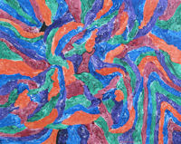Original Painting by Carol Fincher-Young - Abstract Multicolor