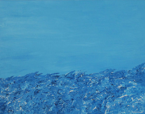 Original Painting by Carol Fincher - A Wild Sea