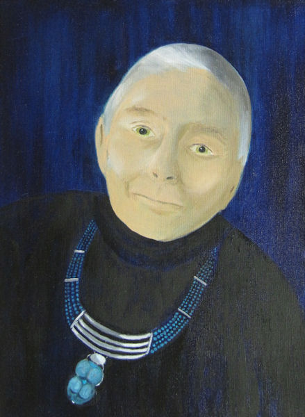 Portrait by Grace Moore of Carol Fincher-Young