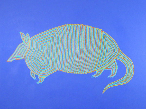 Armadillo in Aborigine Style by B.C. Fincher