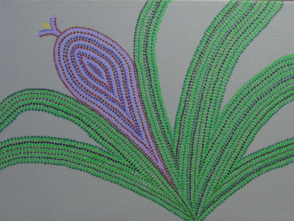 Abstract of Jungle Flower in "Dot" Style by Fincher-Young