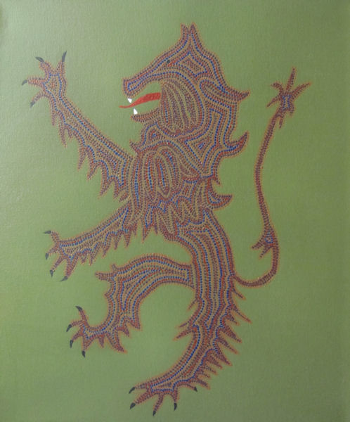 Griffin in Aboriginal Dot Style by Fincher-Young
